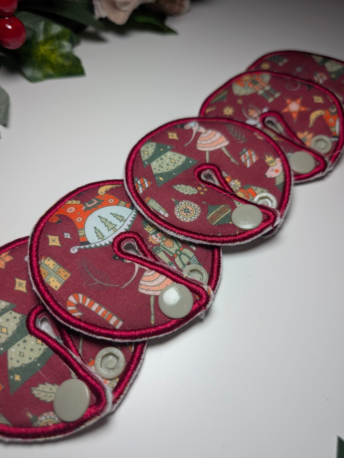 Nutcracker Tubie Pads | Set of 5