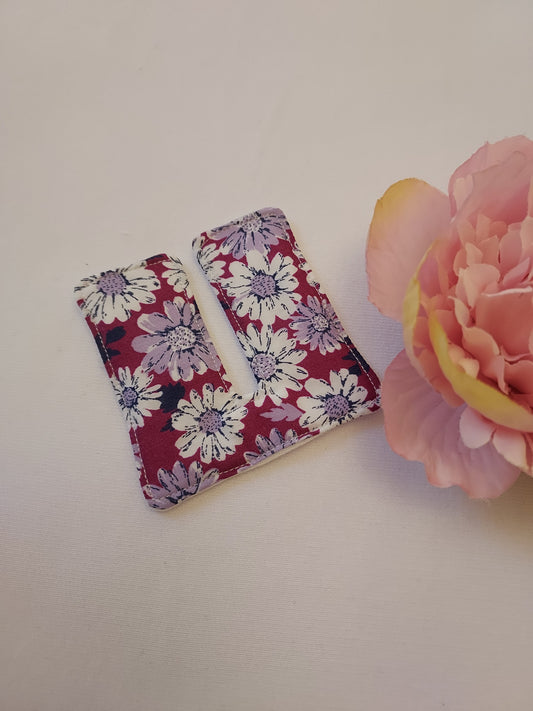 Purple Floral Tracheostomy pads