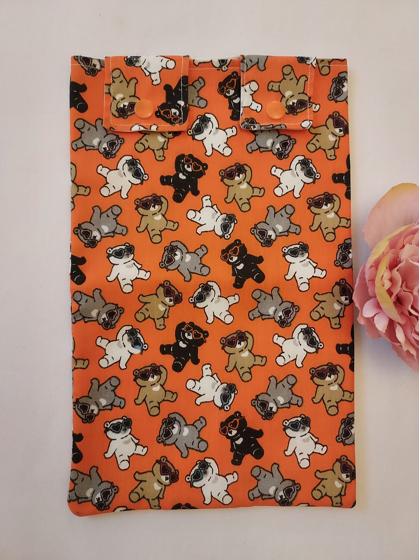 Orange Bear catheter Leg Bag Cover