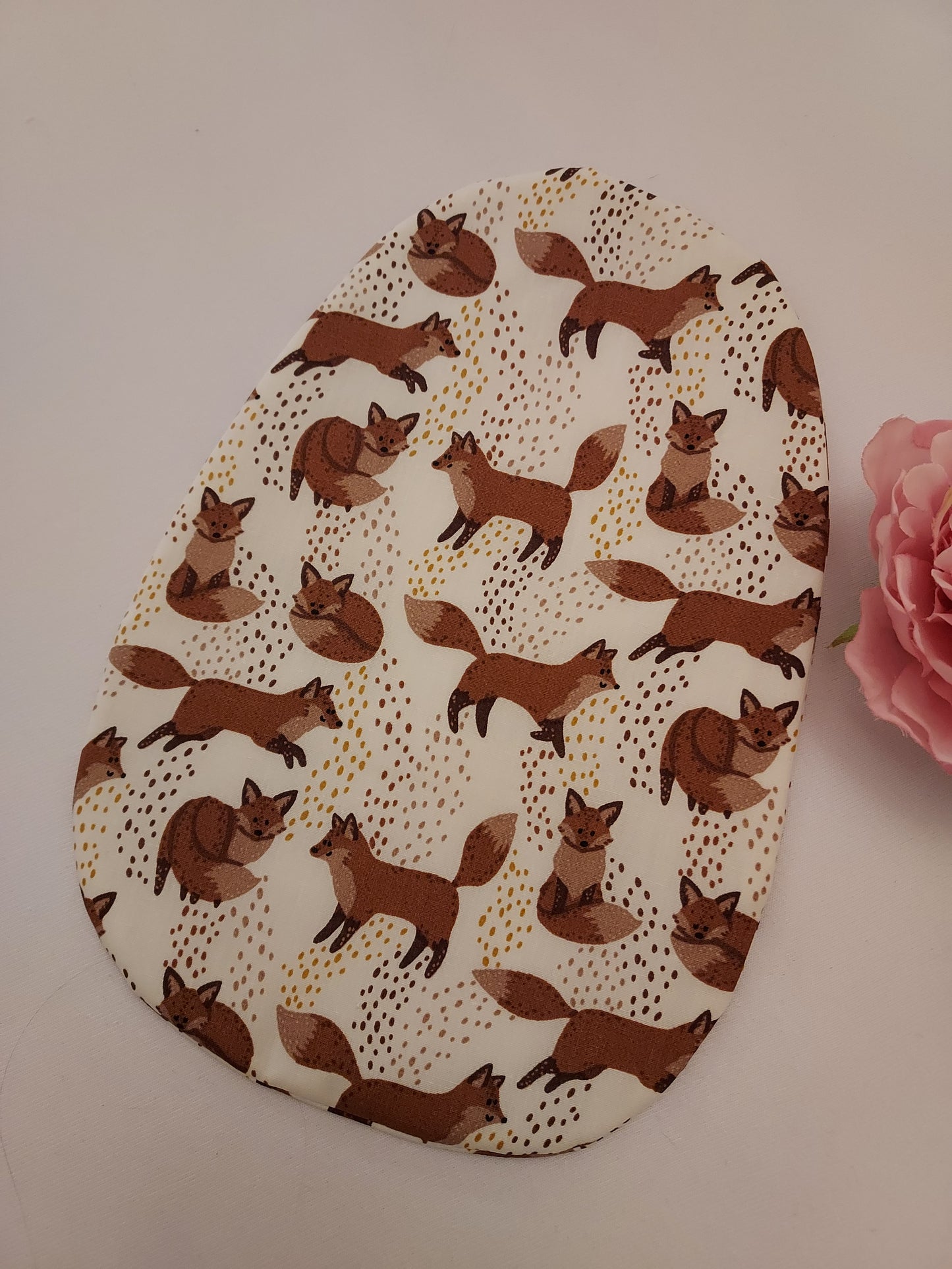 Brown Fox stoma bag cover, Colostomy bag