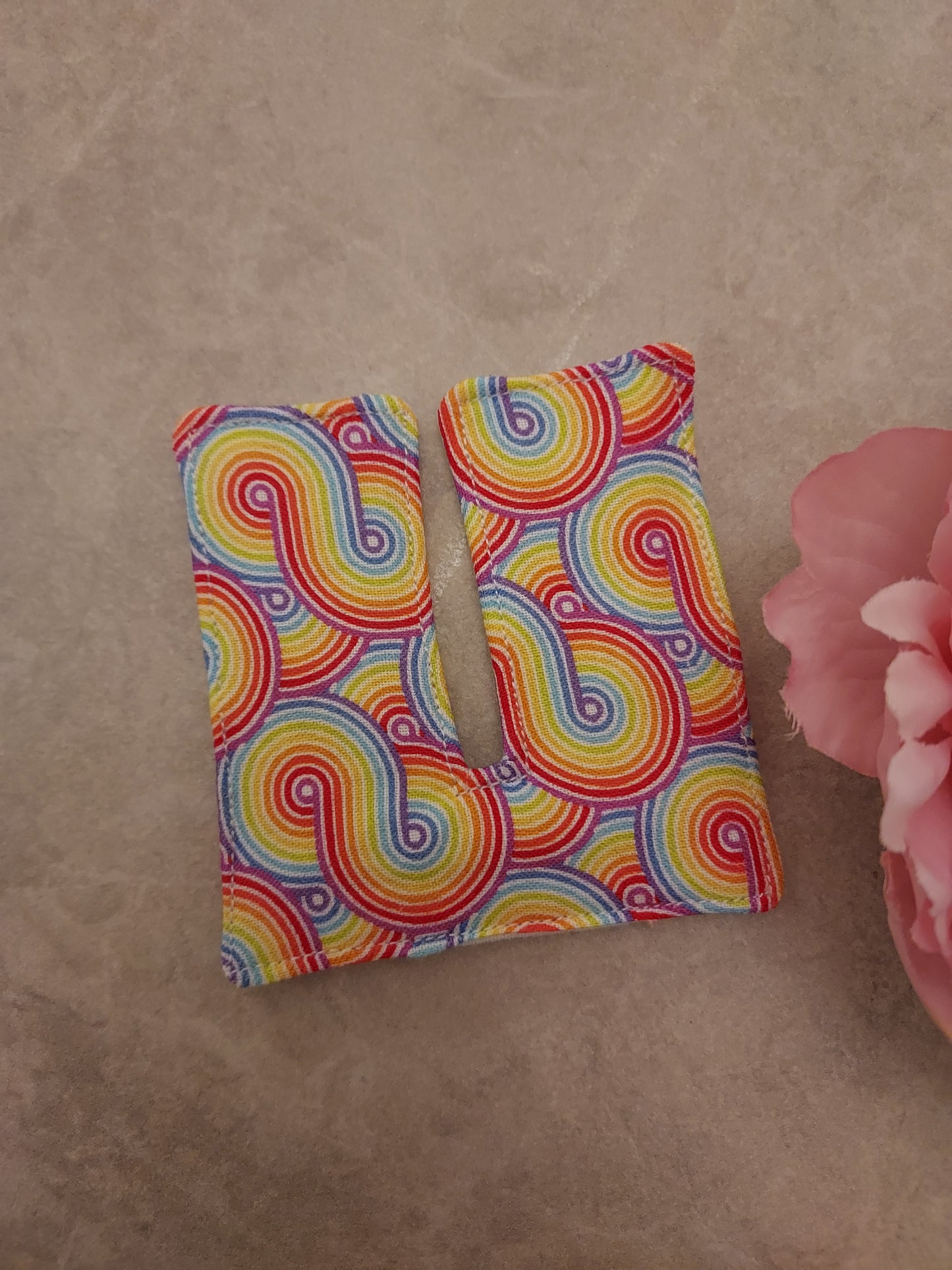 Rainbow Swirl Tracheostomy pads