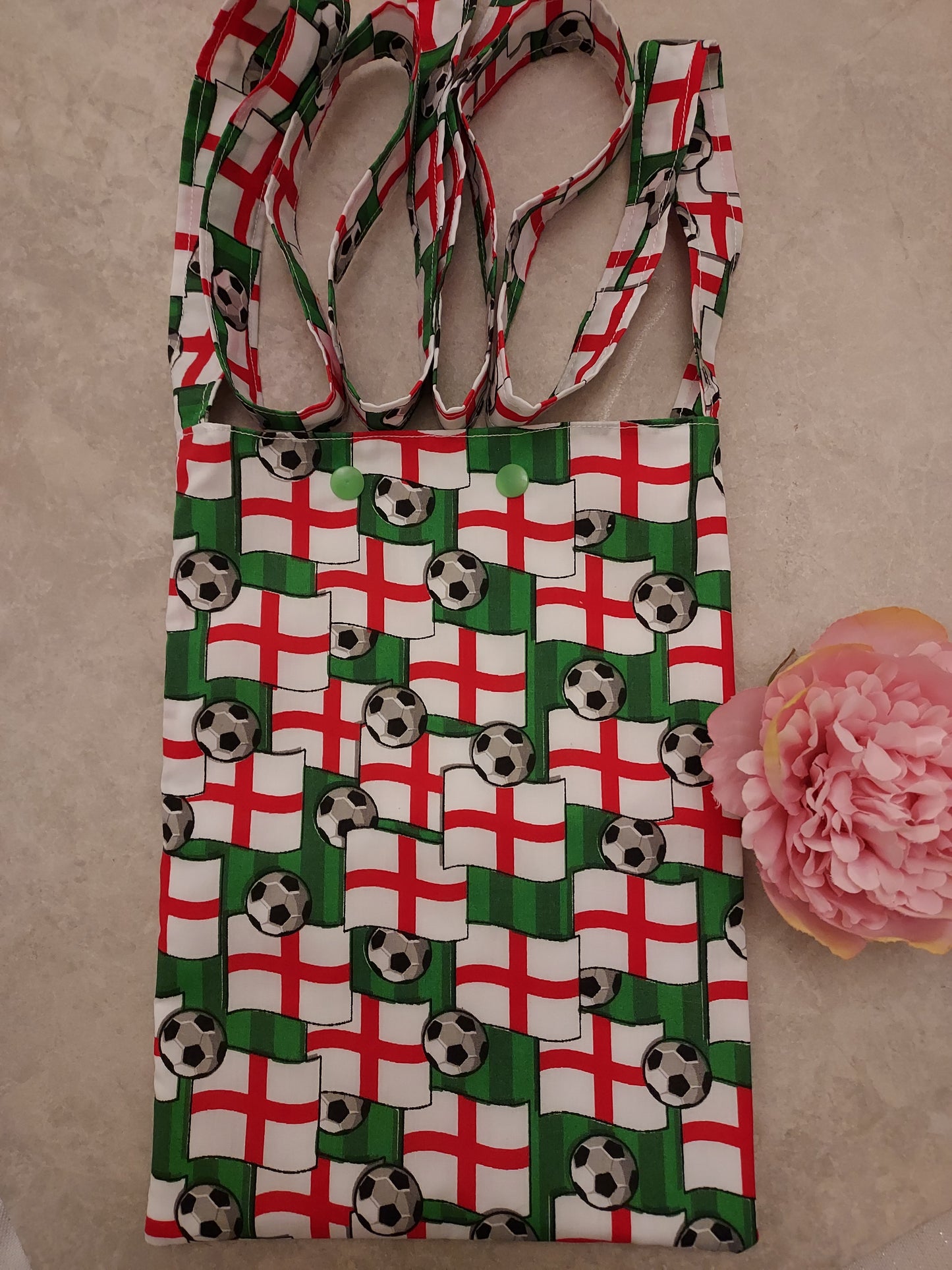 Football syringe driver bag, medical bag, feeding tube, medical accessories. Shoulder bag, pump bag, chemo pump, cancer