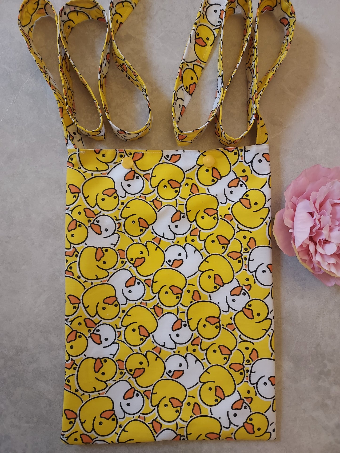 Quack Quack syringe driver bag, medical bag, feeding tube, medical accessories. Shoulder bag, pump bag, chemo pump, cancer