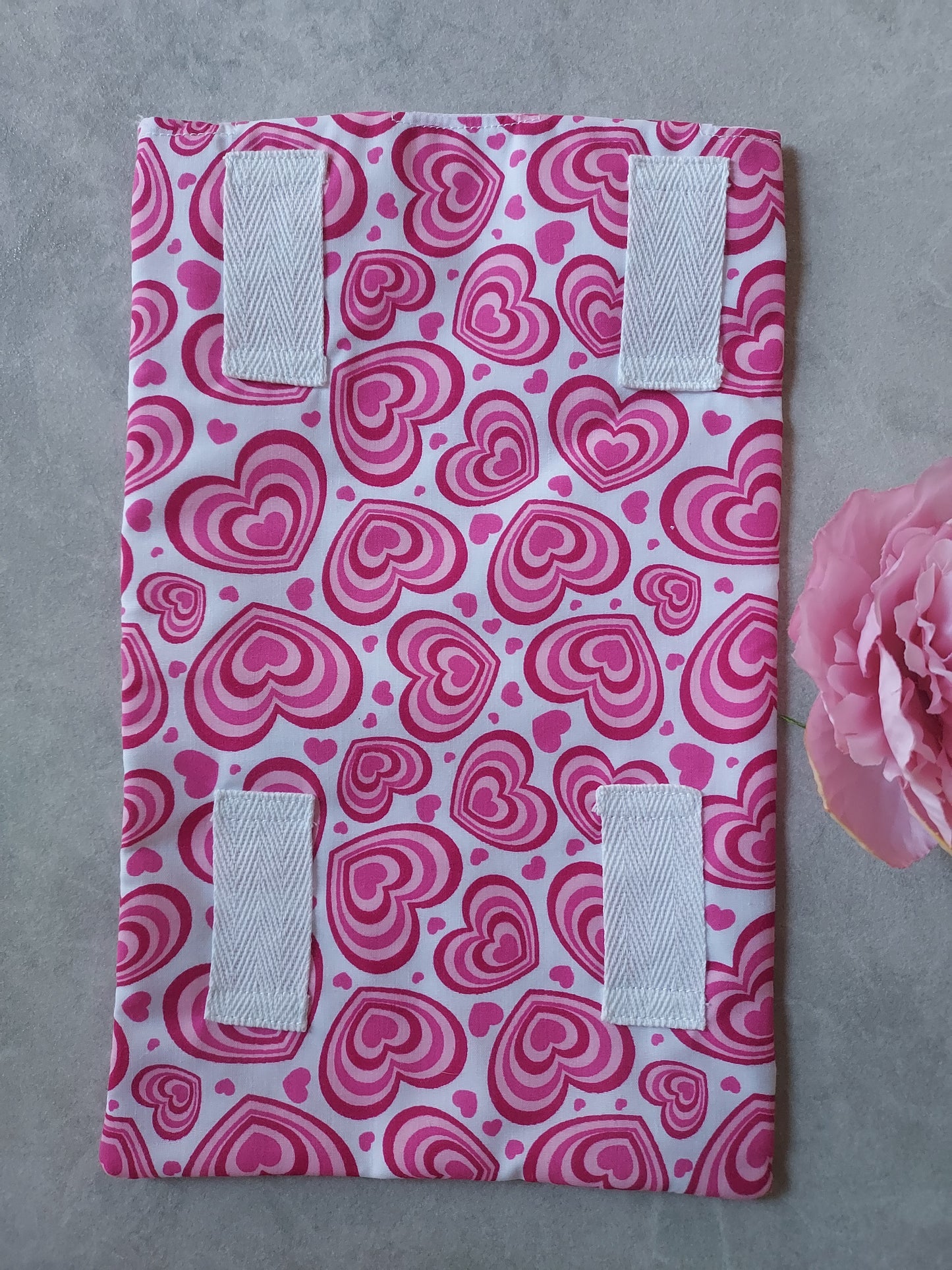 Pink Heart catheter Leg Bag Cover