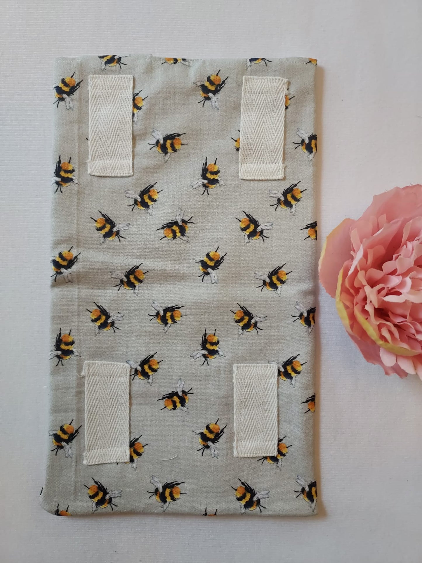 Grey Bee Leg Bag Cover, medical bag covers, urology, urine bag, leg bag, catheter bag, drainage bag