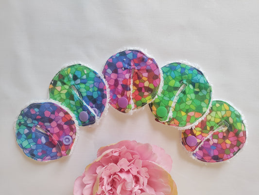 Stained Glass Tubie covers, G G/J tube, PEG tube, Tubie pads