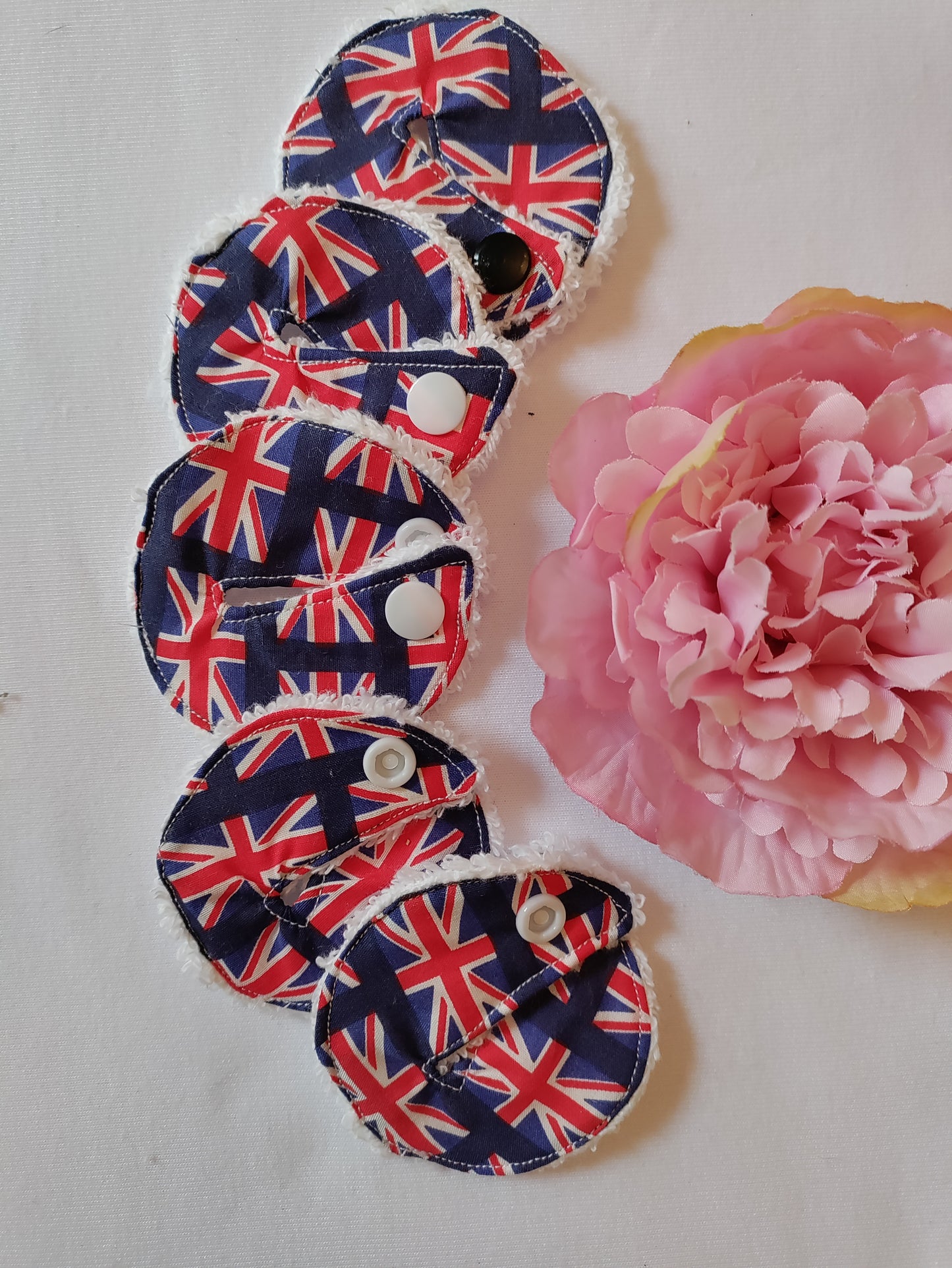Union jack flag Tubie covers, G G/J tube, PEG tube, Tubie pads