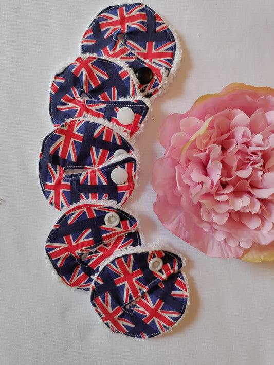 Union jack flag Tubie covers, G G/J tube, PEG tube, Tubie pads