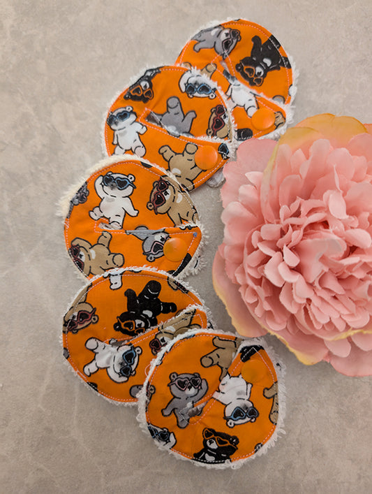 Orange Bear Tubie covers, G G/J tube, PEG tube, Tubie pads