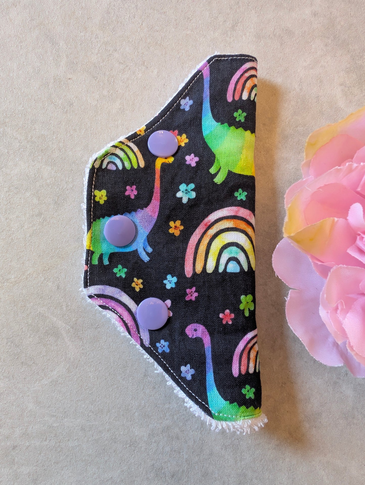 DELUXE Rainbow Dinosaur Feeding tube Valve cover, connector cover, port cover, medical tube, PEG/G tube/J tube/catheter