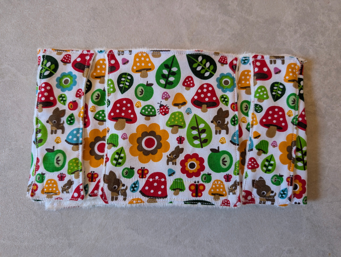 Bright woodland PEG tube belt