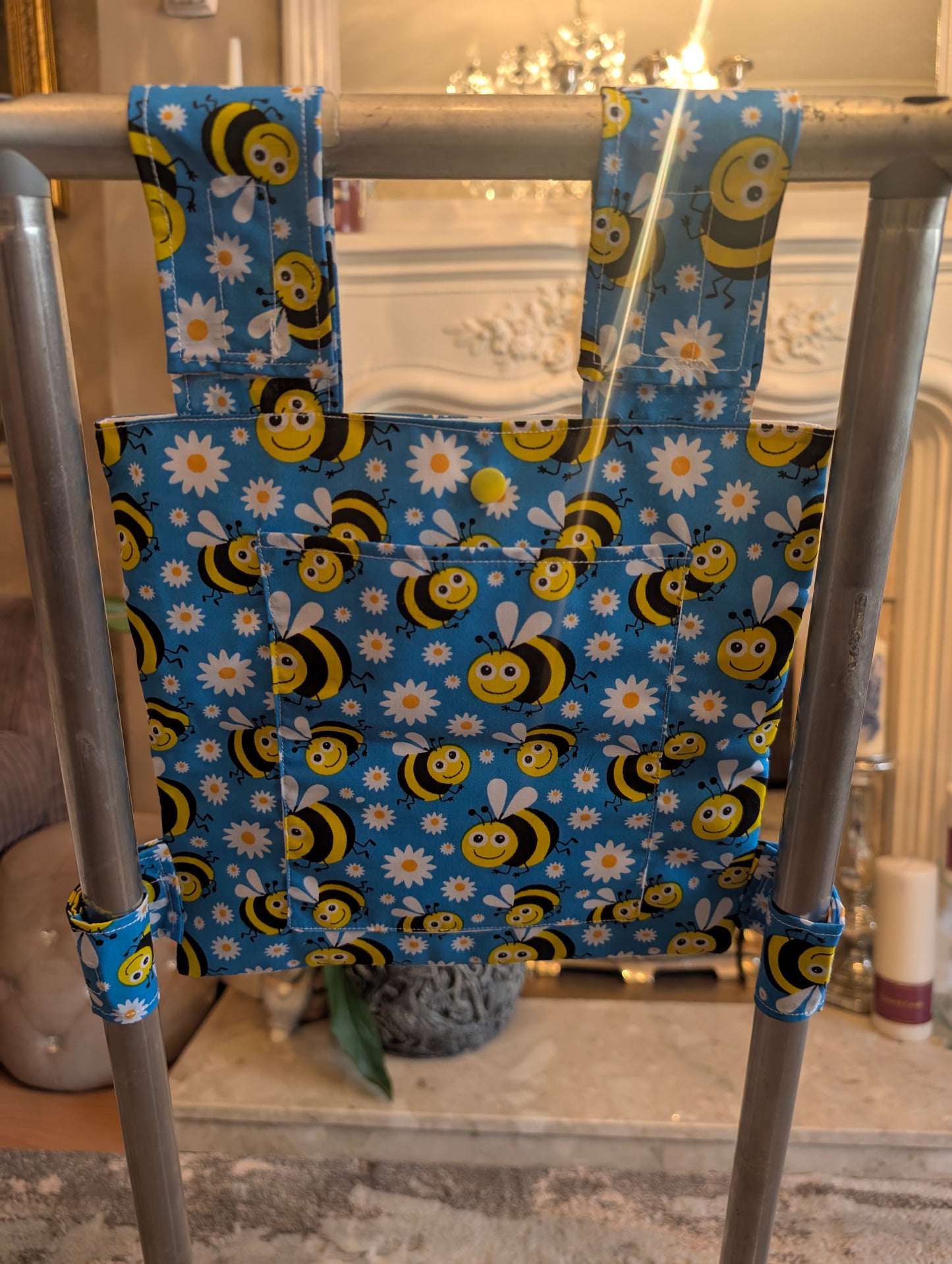 Blue Bee Zimmer frame bag, walking frame bag, accessories, walking aid, handmade, bag, storage