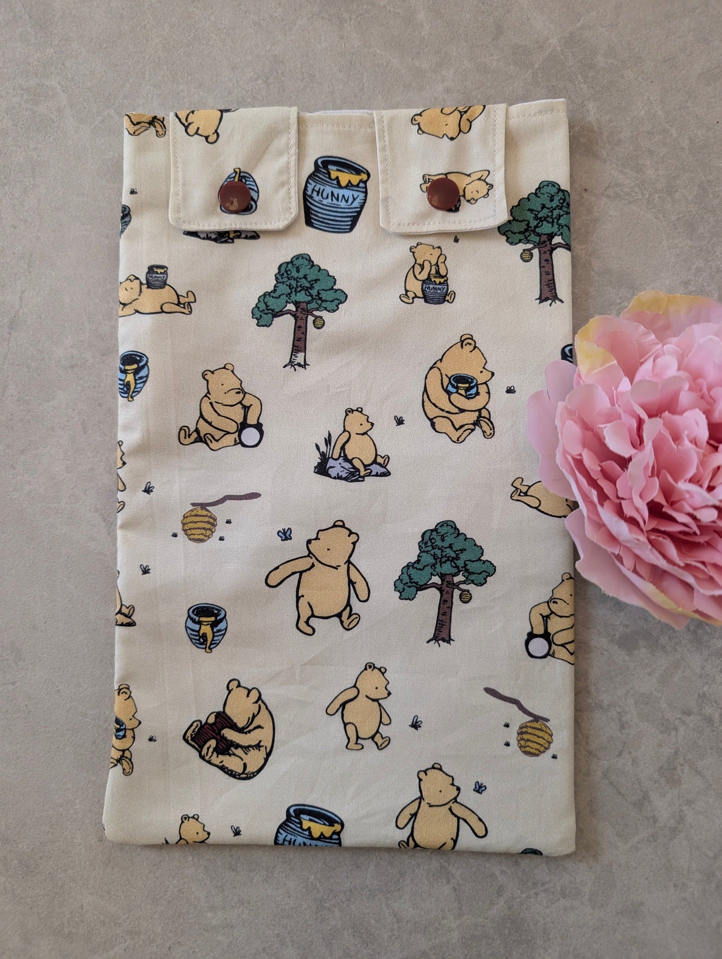 Classic Winnie the Pooh, cream, catheter Leg Bag Cover