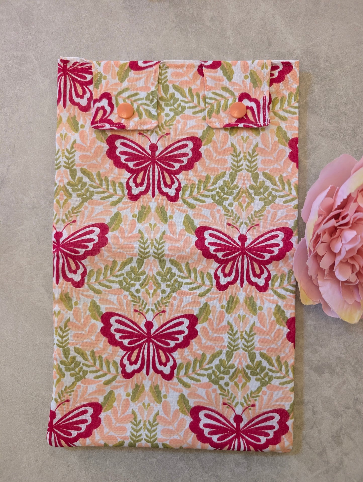 Pink Butterfly catheter Leg Bag Cover