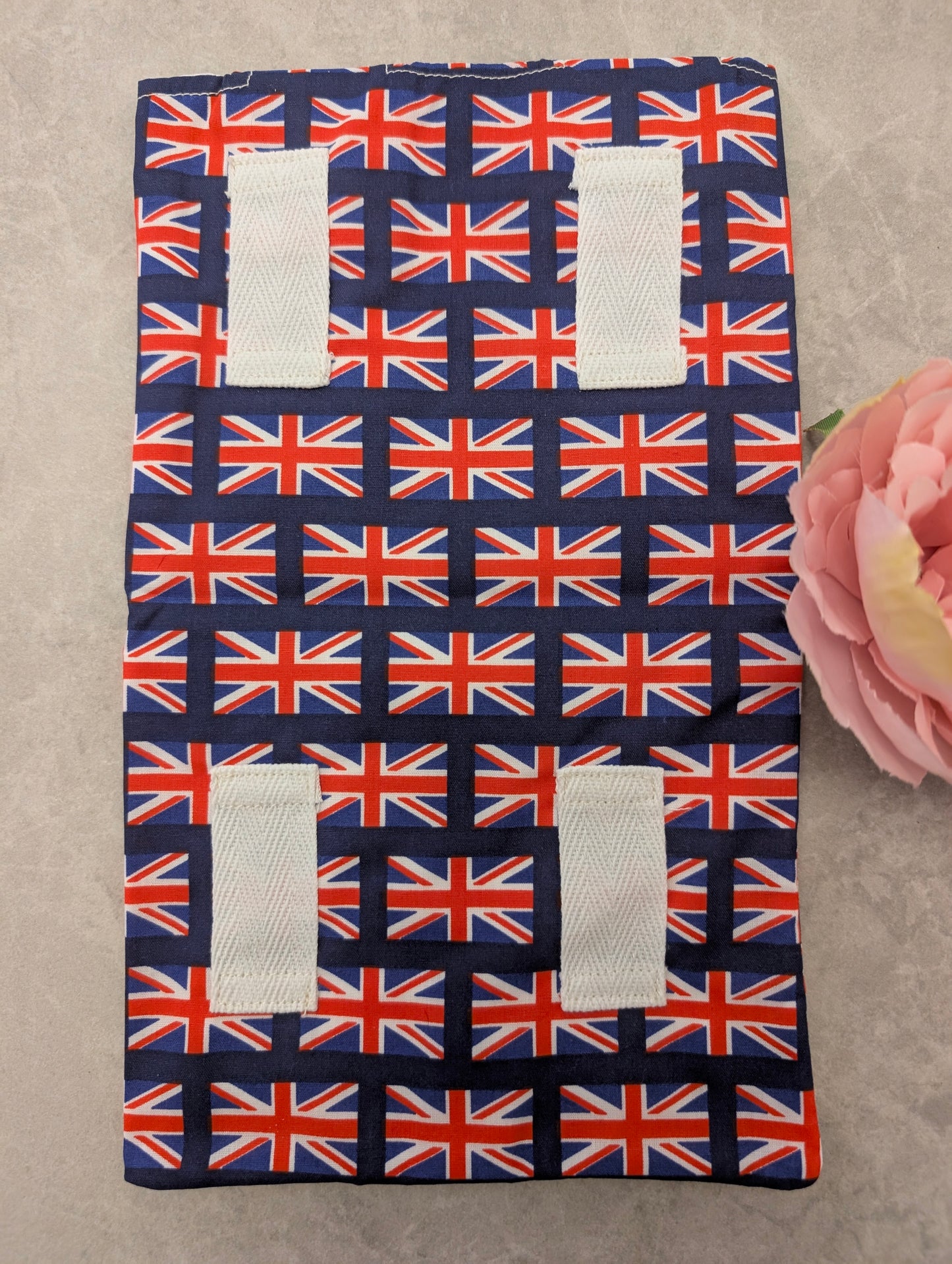 Blue Union jack catheter Leg Bag Cover