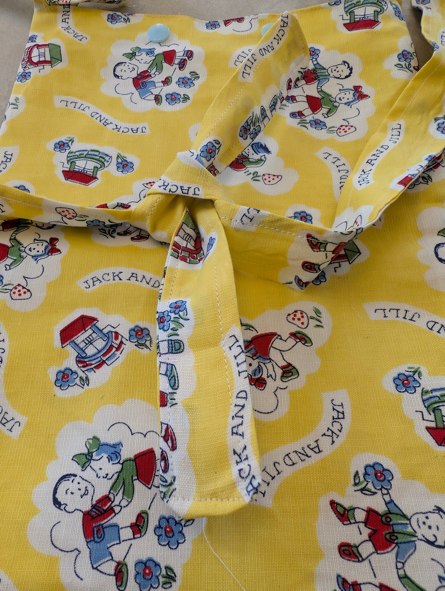 Jack and Jill (yellow) syringe driver bag