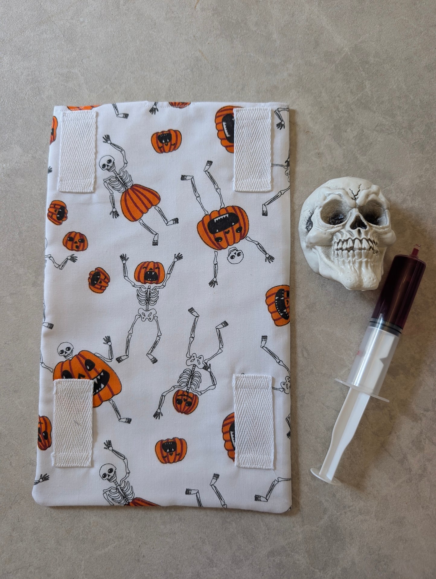 Pumpkin Skeleton catheter Leg Bag Cover