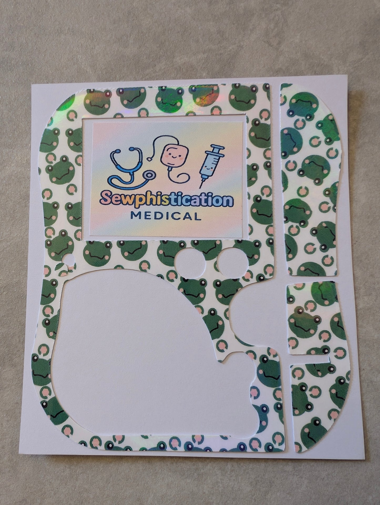 Frog (holographic) Abbott freego pump sticker