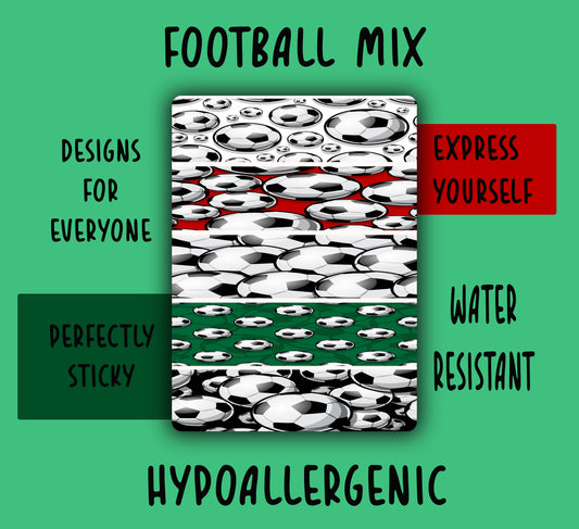 Football Mix Tubie Tape NG, NJ, oxygen,  hypafix, medical tape