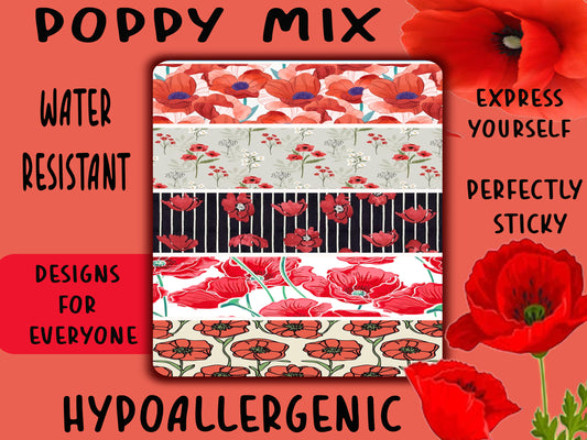 Poppy Mix Tubie Tape