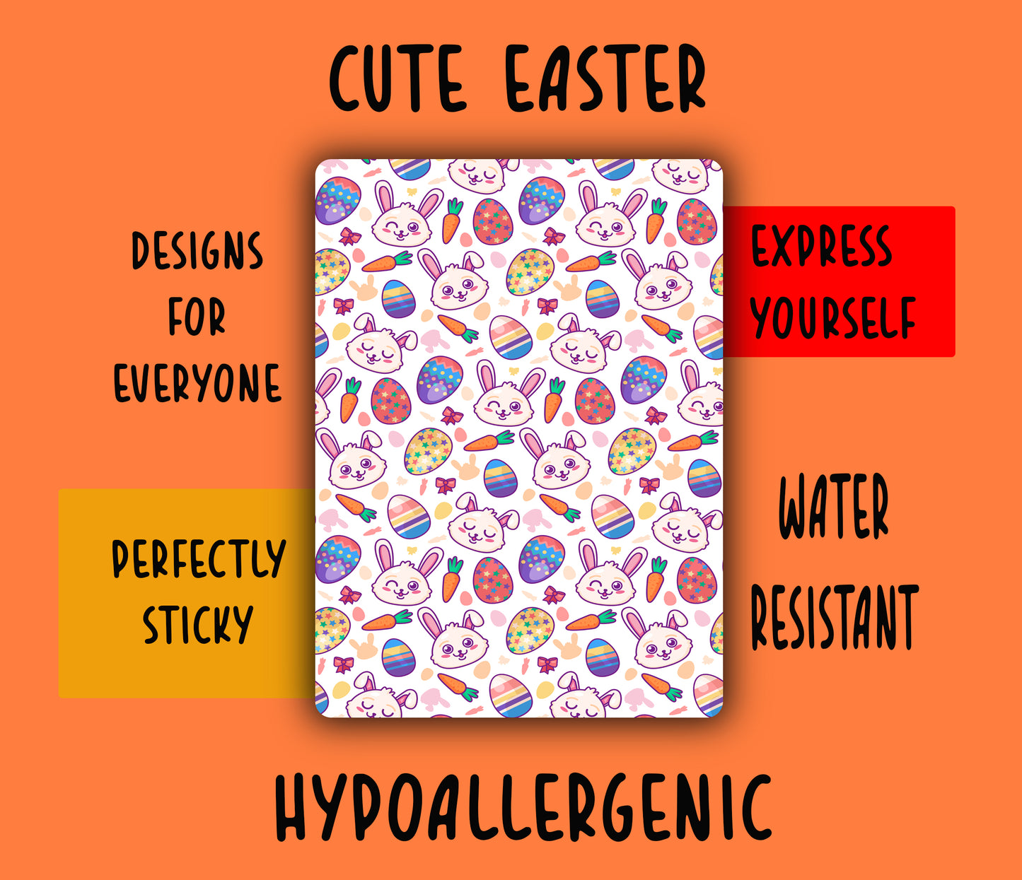 Cute easter Tubie Tape NG, NJ, oxygen,  hypafix, medical tape
