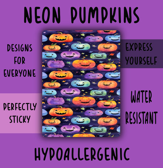 Neon Pumpkins Tubie Tape