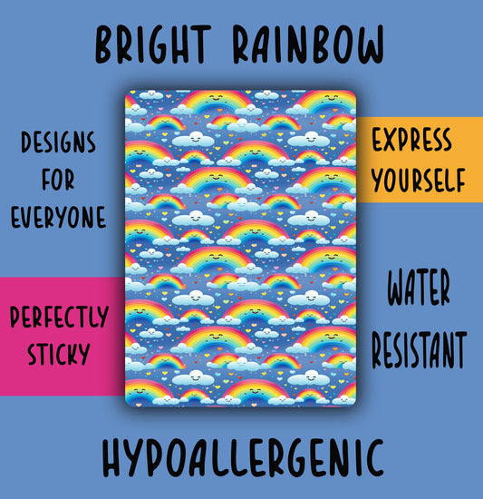bright rainbow Tubie Tape
