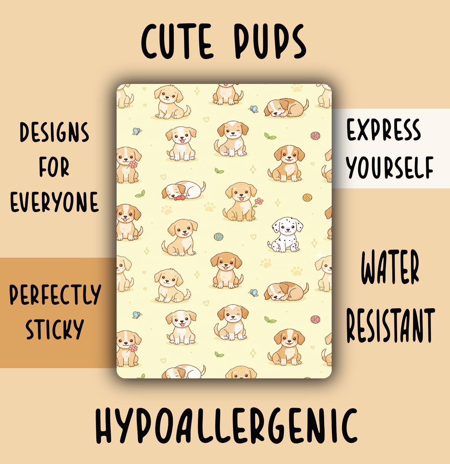 Cute Pups Tubie Tape