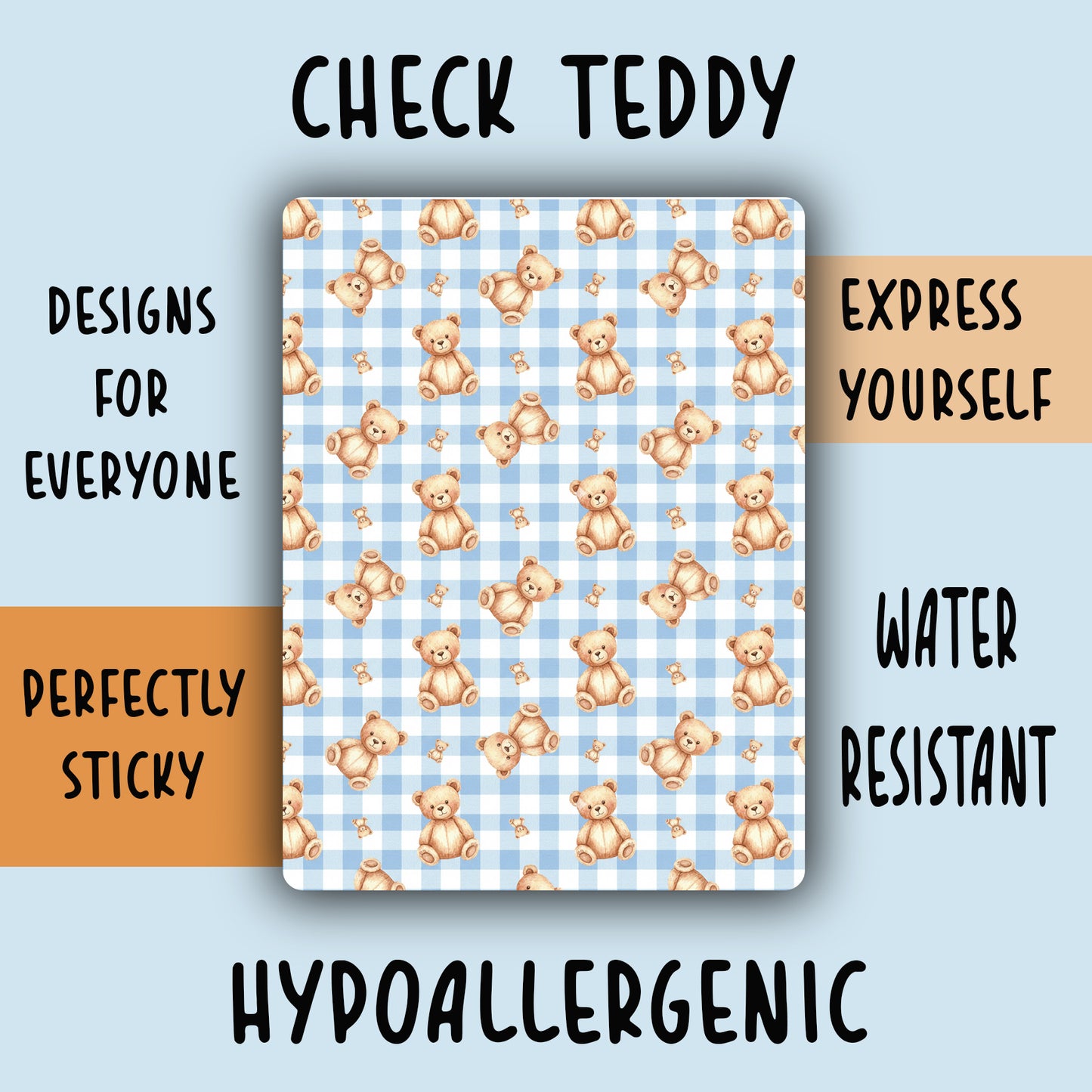 Check Teddy Tubie Tape