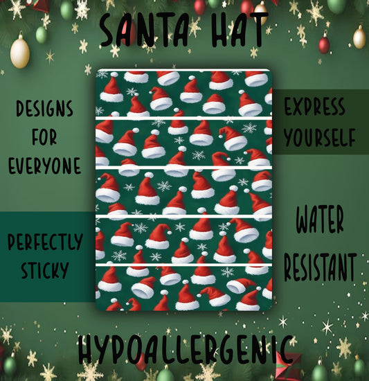 Santa Hat Tubie Tape NG, NJ, oxygen,  hypafix, medical tape