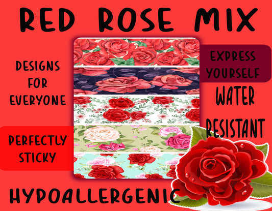 Red Rose Mix Tubie Tape