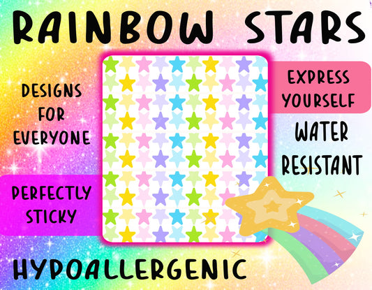 Rainbow star Tubie Tape