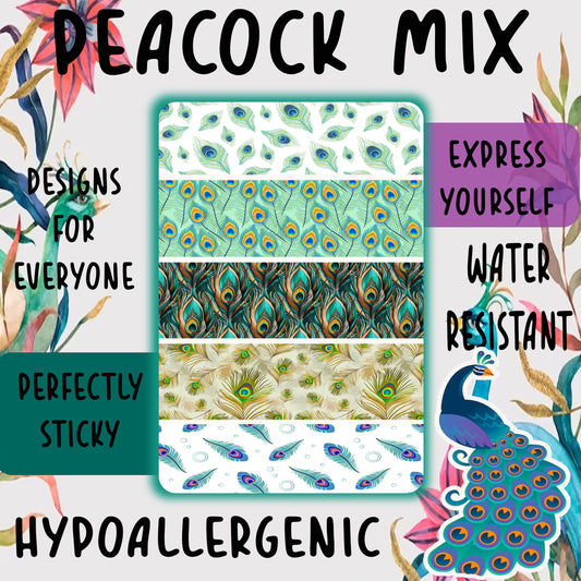 Peacock Mix Tubie Tape