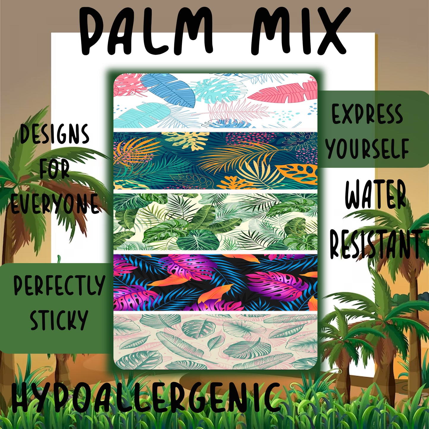 Palm mix Tubie Tape