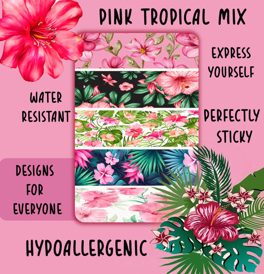 Pink Tropical Mix Tubie Tape