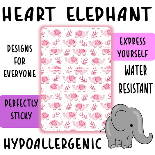 Heart Elephant Tubie Tape