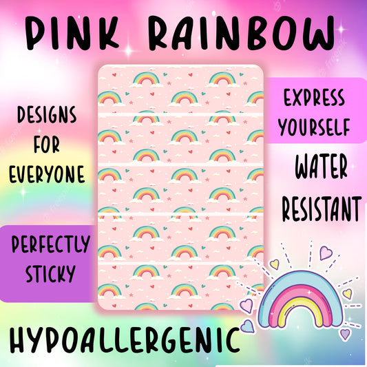 Pink Rainbow Tubie Tape