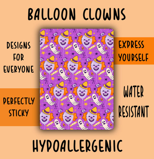 Balloon Clowns halloween Tubie Tape NG, NJ, oxygen