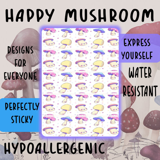Happy Mushroom Tubie Tape
