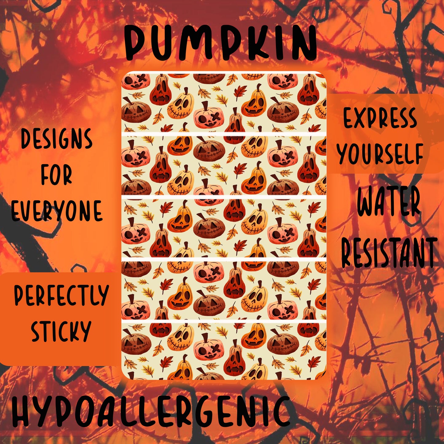 Pumpkin Tubie Tape
