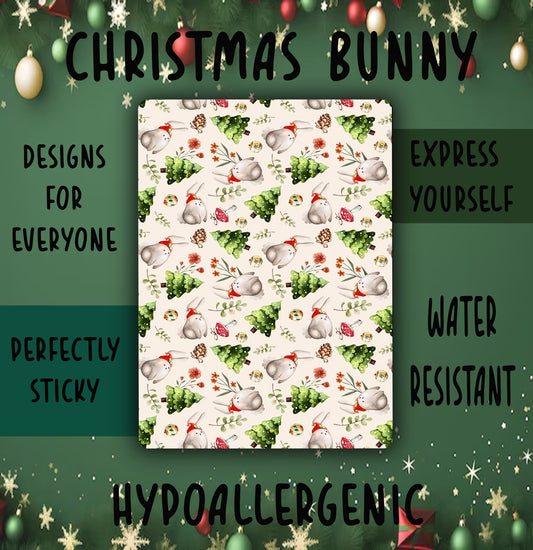 Christmas bunny Tubie Tape NG, NJ, oxygen,  hypafix, medical tape