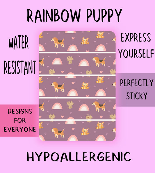 Rainbow Puppy Tubie Tape