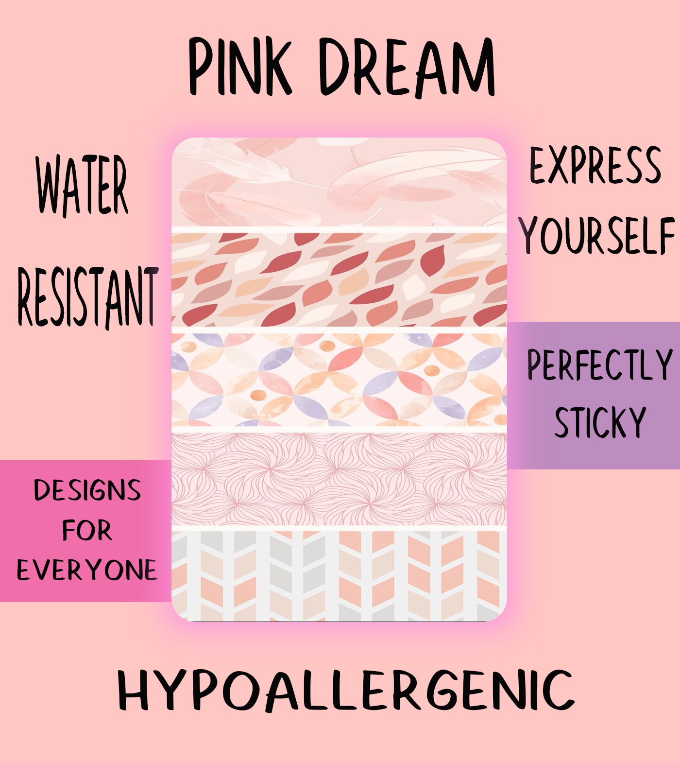 Pink Dream Tubie Tape