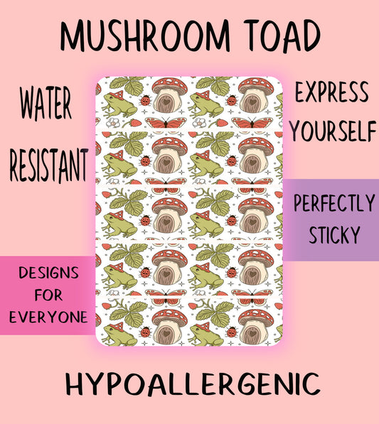 Mushroom Toad Tubie Tape