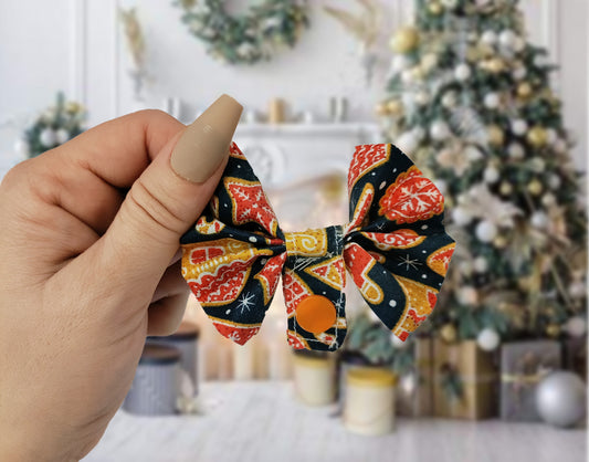 Gingerbread Tubie Bow, Feeding tube accessories,  NJ tube, Ng tube, oxygen tube, tube accessories, tube feeding christmas