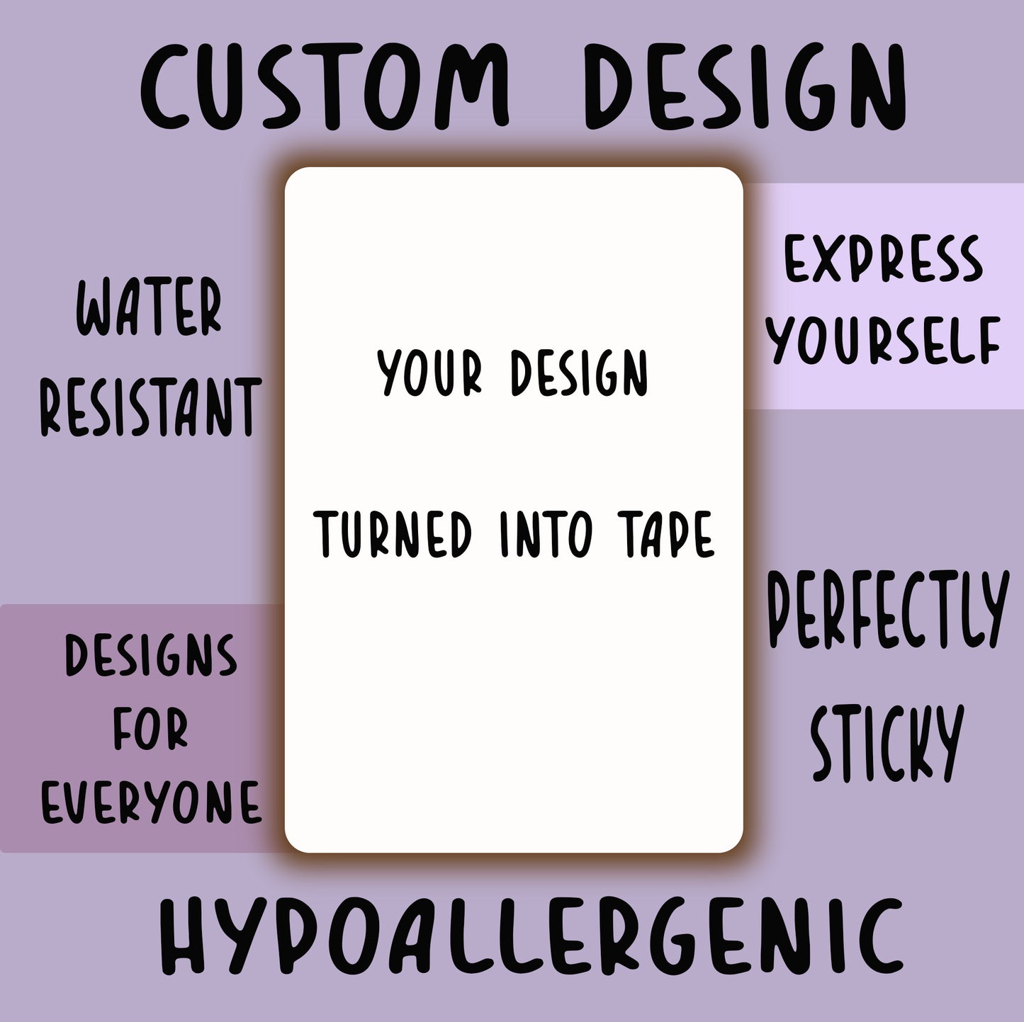 CUSTOM Tubie Tape, nj tube, ng tube, feeding tube