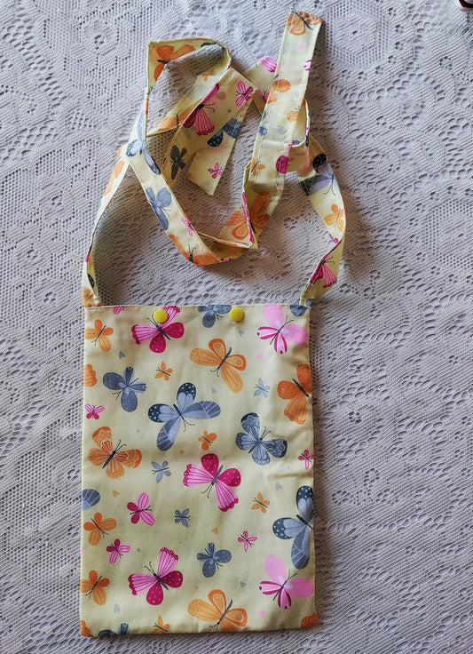 Yellow butterfly syringe driver bag