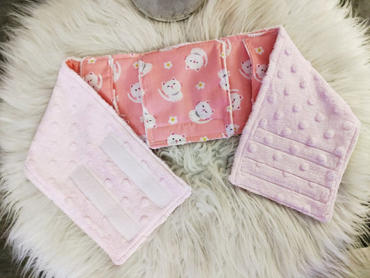 Pink Kitty PEG tube belt