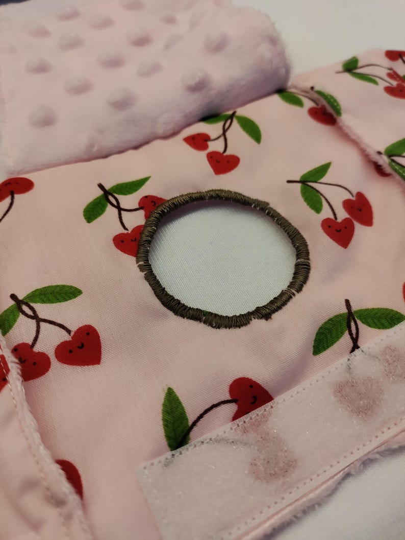 Smiling Cherry PEG tube belt