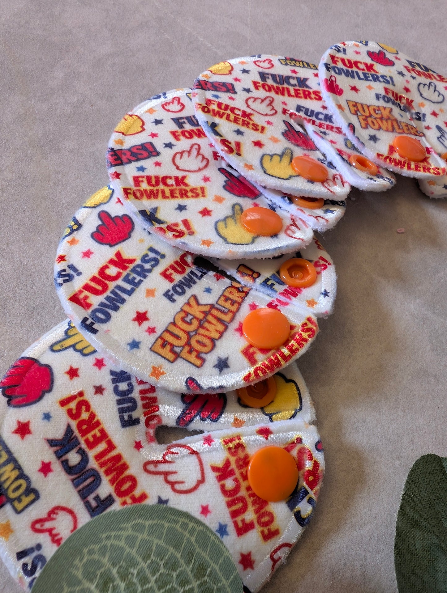 F fowler's tubie pads
